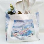 Draagtas, Draagtassen Dames, Boodschappentas, Schoudertas Stoffen Tas, Katoenen Tas, Jute Tas, Met Vintage Print, Canvas Tote Bag om te winkelen School