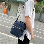 CHDWEY Umhängetaschen für Herren Männer wasserdichte Messenger Umhängetaschen Sling Crossbody Bag Cross Pack Handtasche auf Single-Schulter for Männchen(Blue)