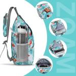 ZOMAKE Borstzak Sling Bag voor heren, diefstalbestendig, crossbody tas voor mannen en vrouwen, schoudertas voor outdoor, fietsen, reizen, wandelen