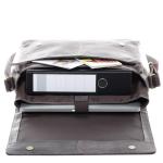 SID & VAIN Laptoptas, messenger bag, echt leer, Spencer, XL, groot, geschikt voor een 15inch-laptop, schoudertas, laptopvak, heren