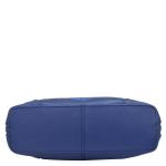 Lederen Kleine Multi Compartiment Zip-Around Organizer, Blauw, Eén maat, Lederen Kleine Multi Compartiment Zip-around Organizer