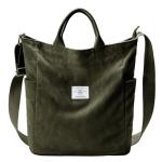 Dameshandtas, canvas shopper, schoudertas, casual, groot, voor school, werk, dagelijks gebruik, winkelen