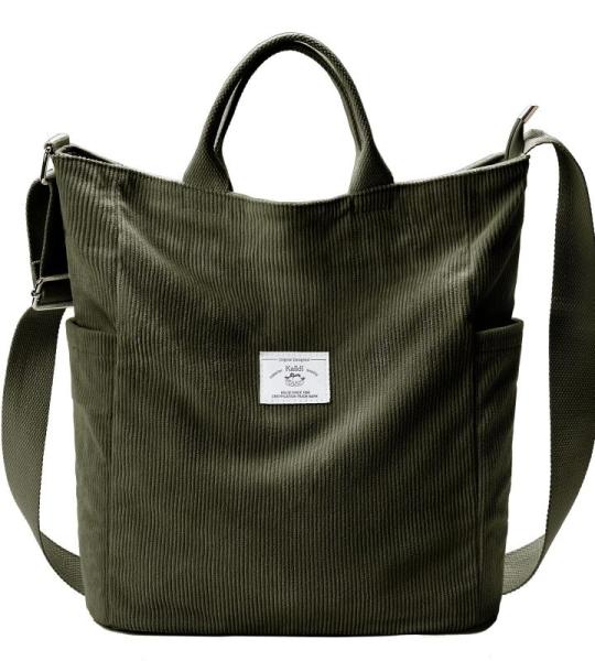Dameshandtas, canvas shopper, schoudertas, casual, groot, voor school, werk, dagelijks gebruik, winkelen