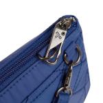 Unisex Boho Anti-Diefstal Clutch Crossbody, Weelderig Blauw, Weelderig Blauw