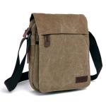 Outreo Heren-schoudertas, retro, schoudertas, vintage, aktetas, van canvas, boodschappentas, voor school, laptop, vrije tijd, beurs, handtas
