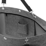Shopper M in Twist Silver – ruime boodschappentas en elegante handtas in één, van waterafstotend materiaal, Twist Silver, X-Large, Shopper