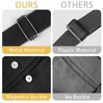 Tibroni Canvas Messenger Bag groot, casual, vintage, esthetisch, crossbody tas met meerdere zakken, schoudertas voor heren met grote capaciteit, voor reizen, werk, school, winkelen