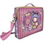safta Unisex Kinder Laptoptasche Umhängetasche für Notebook 14,10 Zoll Gorjuss Fairground First Prize 37,5 x 29,5 x 6 cm, bunt, Einheitsgröße