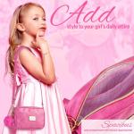 Barbie Schoudertas voor meisjes met afneembare riem, binnenvak en rits - geschenken, roze