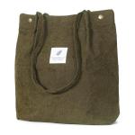 Modieuze strandtas tote bag, legergroen, Hedendaags