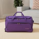 Travelite Basics Fresh reistas met wieltjes, 71 cm, lila, reistas met wieltjes