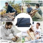 FANDARE Ultralichte schoudertas voor heren, schoudertas, hangtas, werktas, nylon messenger bag voor dagelijks gebruik, vrije tijd, werk, kantoor, reizen, school, waterdichte heren 