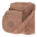 Christian Wippermann Kleine dames handtas crinkle nylon schoudertas tas