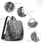 Rugzak dames rugzak anti-diefstal dames casual daypack rugzak dames kleine rugzak dames elegante kleine rugzak dames stadsrugzak meisjes, 2-zwart, Eén maat, Casual