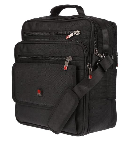 Professionele maat M, L, XXL, schoudertas stewardess heren tas messenger werktas laptoptas, Zwart-M-rood
