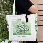 Draagtas, Draagtassen Dames, Boodschappentas, Schoudertas Stoffen Tas, Katoenen Tas, Jute Tas, Met Vintage Print, Canvas Tote Bag om te winkelen School