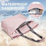 G4Free Stranddraagtas, waterdicht, zanddicht, schoudertas, strandtas, grote sporttas, boodschappentas voor dames