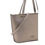 Shopper TAS Anja 33017 dames handtas uni, Darksilver 833, Eén Maat