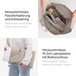 Rugzak Rolltop 2.0 Lite van Ocean Impact plastic, waterdichte laptoprugzak met uitneembare 15 inch laptoptas, 26 liter vulvolume, rolrugzak, Scallop, Eén Maat