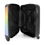 NoBoringSuitcases.com Kinderkoffer, hand, harde koffer met TSA-slot, jongens en meisjes, trolley, reiskoffer, draagtas, rolkoffer, klein of middelgroot, 37 regenboogkleuren, kinder