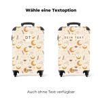 NoBoringSuitcases.com Handbagage, harde koffer met TSA-slot, jongens en meisjes, trolley, reiskoffer, draagtas, rolkoffer, klein of middelgroot, 27 Boho Feeling, koffer