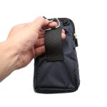 Heuptas voor mobiele telefoon met riemclip, schoudertassen mobiele telefoon heren klein, 6,9 inch verticale heren kleine mobiele telefoon schoudertas heuptas heuptasje met karabijn