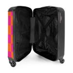 NoBoringSuitcases.com Handbagage, harde koffer met TSA-slot, jongens en meisjes, trolley, reiskoffer, draagtas, rolkoffer, klein of middelgroot, 18 blokstijl, koffer