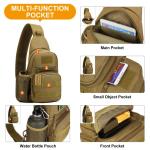 Tactische Militaire Borst Tas Crossbody Schouder Sling Pack Rugzak