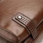 CHDWEY Umhängetaschen für Herren Hohe Kapazität schwarzer männlicher Messenger Bag Männer Aktentasche for Dokument Laptop Computer Handtasche A4 14 Zoll Computertasche(Khaki)
