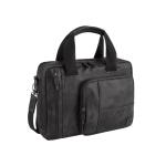 , Laos Schoudertas voor heren, zwart, 38x10x30 cm, Schoudertas