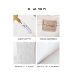 Middelgrote handtas voor dames, canvas, tas, schoudertas, shopper voor boeken, dagelijks gebruik, werk, beige, M(33cmx30cmx16cm)