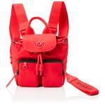 Vagabond Rugzak Mini gerecycled nylon, damesrugzak, R30B_rood-blokkleur, U, R30b_rood-blok kleur, Eén maat