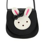 Ondeam Kleine Kaninchen Ohr Bogen Crossbody Geldbörse, PU Schulter Handtasche für Kinder Mädchen Kleinkinder