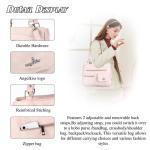 Leren dameshandtas, schoudertas, handtassen, waterdichte draagtas, multifunctionele hengseltas, schoudertas, groot, voor werk, school, shopper, reizen, 43#roze, Modieus
