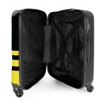 NoBoringSuitcases.com Kinderkoffer, handbagage, harde koffer met TSA-slot, jongens en meisjes, trolley, reiskoffer, draagtas, rolkoffer, klein of middelgroot, Bij, zwart-geel, gepe