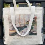 canvas draagtas esthetisch - draagtas met ritssluiting en binnenzak door schoudertassen voor dames winkelen, school
