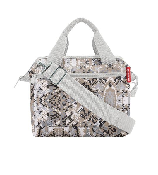 Allrounder Cross – kleine crossbody tas met afneembare en verstelbare schouderriem – van waterafstotend materiaal, Snake Sand, Kruis