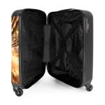 NoBoringSuitcases.com Kinderkoffer, handbagage, harde koffer met TSA-slot, jongens en meisjes, trolley, reiskoffer, draagtas, rolkoffer, klein of middelgroot, 45 rode raceauto, kin
