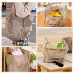 Mesh strandtas, bruin, XX-Large