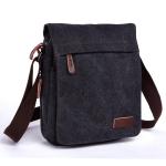 Outreo Heren-schoudertas, retro, schoudertas, vintage, aktetas, van canvas, boodschappentas, voor school, laptop, vrije tijd, beurs, handtas