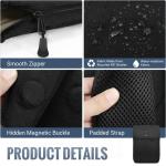 Laptop Rugzak 15,6 Inch Voor Dames, Waterdichte Schooltas met Laptopvak en Usb-oplaadpoort, Anti-diefstal Reisrugzak voor Reizen, College, Kantoor, School, Zwart