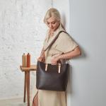 Ella Shopper Handtas Dames Groot, Schoudertas Dames, Beige