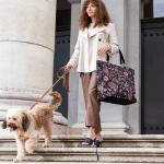 Shopper XL paisley black – ruime boodschappentas en elegante handtas in één, van waterafstotend materiaal, Paisley Black, X-Large, Shopper