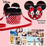 Stitch tassen voor meisjes, tieners, Minnie Mouse meisjes, handtas, schoudertas voor kinderen, 3D crossbody-tas, steekgeschenken, Rood/Zwart Minnie, Eén maat