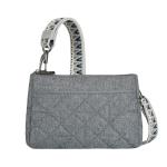 Unisex Boho Anti-Diefstal Clutch Crossbody, Grijs Heather, grijs-heide
