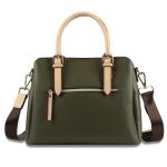 Ella handtas voor dames, handtas en schoudertas, Medium, Olijfgroen