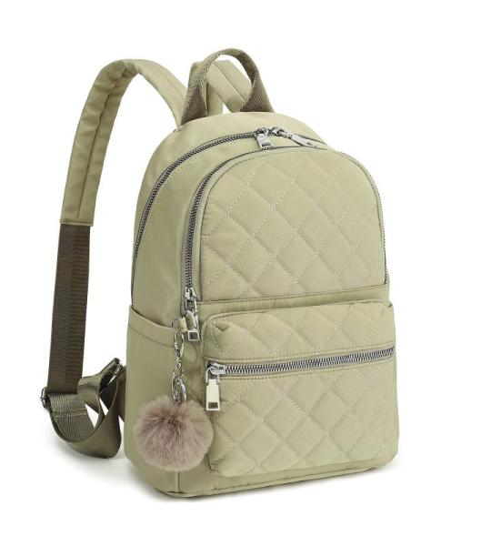 Rugzak voor dames, klein, stadsrugzak, waterdichte rugzakken, daypacks, dames, rugzak, handtas, rugzak voor casual, school, reizen, wandelen, werk, beige, S