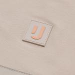 Jessy Tote tas voor dames en heren, handtas met opvouwbaar plafond voor festival, zwembad, vakantie, grote schoudertas met ritssluiting, waterafstotend, Zand, Eén maat