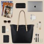 Ella Shopper Handtas Dames Groot, Schoudertas Dames, Beige