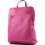 - T141 - ital 3-in-1 rugzak voor dames van leer, roze, siehe Beschreibung